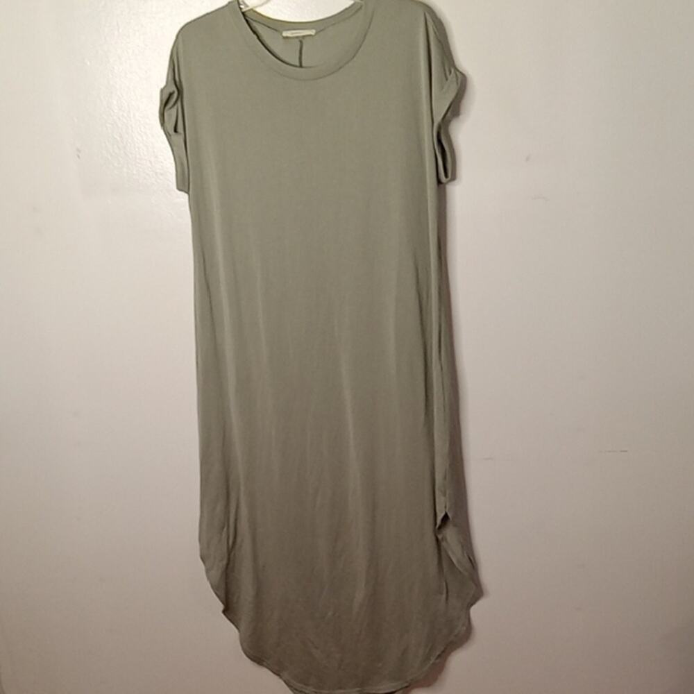 blue heaven Women's Medium Casual Olive Green Dress. Summer,Casual,Resort,Beach